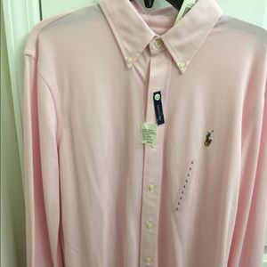 Long sleeve polo shirt